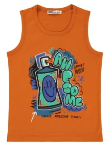 Civil Boys Awersome Printed 2/5 Y T-Shirt - BLUE - Image 3