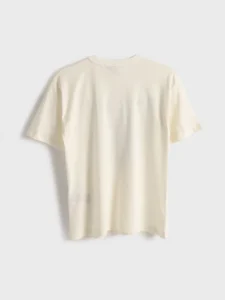 LCW Kids Ecru Crew Neck Printed Short Sleeve Boys' T-Shirt - Image 2