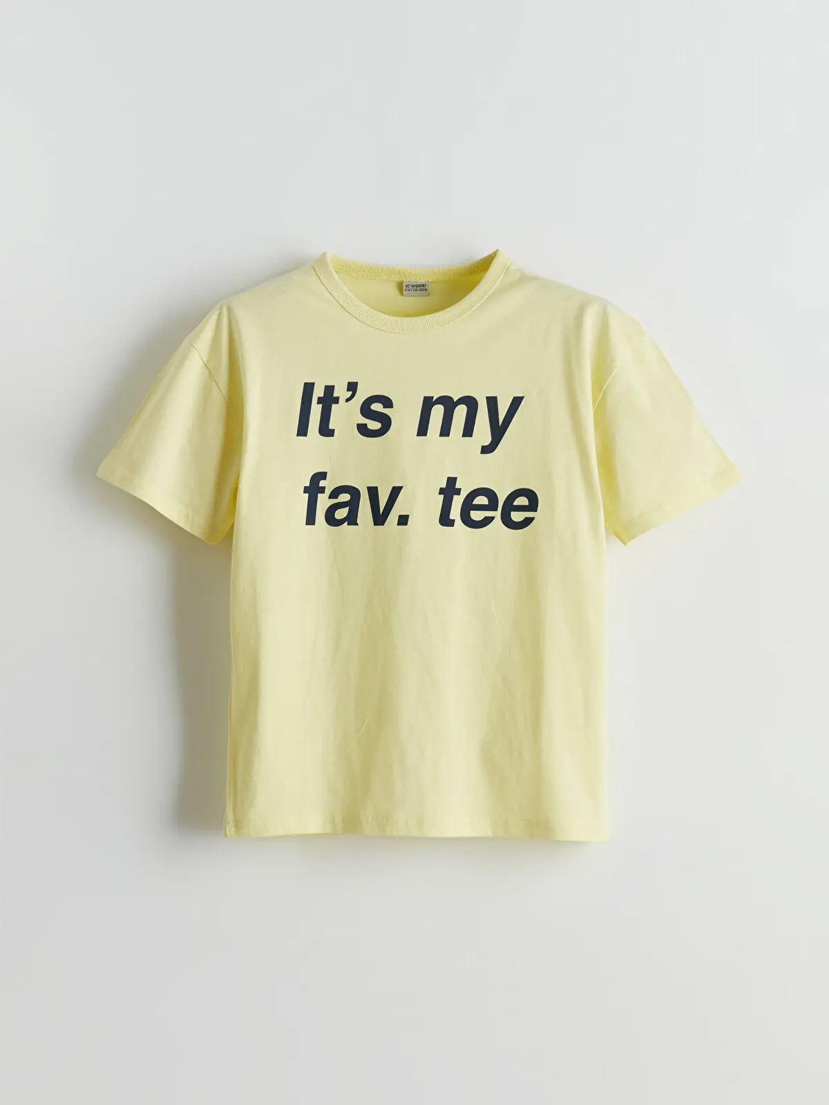 S5H102Z4-FTN_1 LCW Kids Green Crew Neck Boys' T-Shirt - Image 1