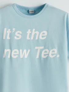 LCW Kids Blue Crew Neck Boys' T-Shirt - Image 5