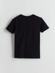 LCW ECO Black Crew Neck Boys' T-Shirt - Image 3