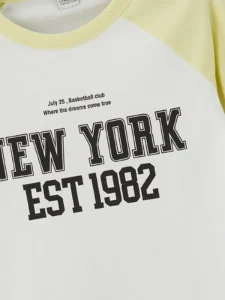 LCW Kids Green Crew Neck Printed Boys' T-Shirt - Image 2