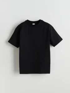 LCW Kids White Rahat Pattern Crew Neck Basic Boys' T-Shirt - Image 4
