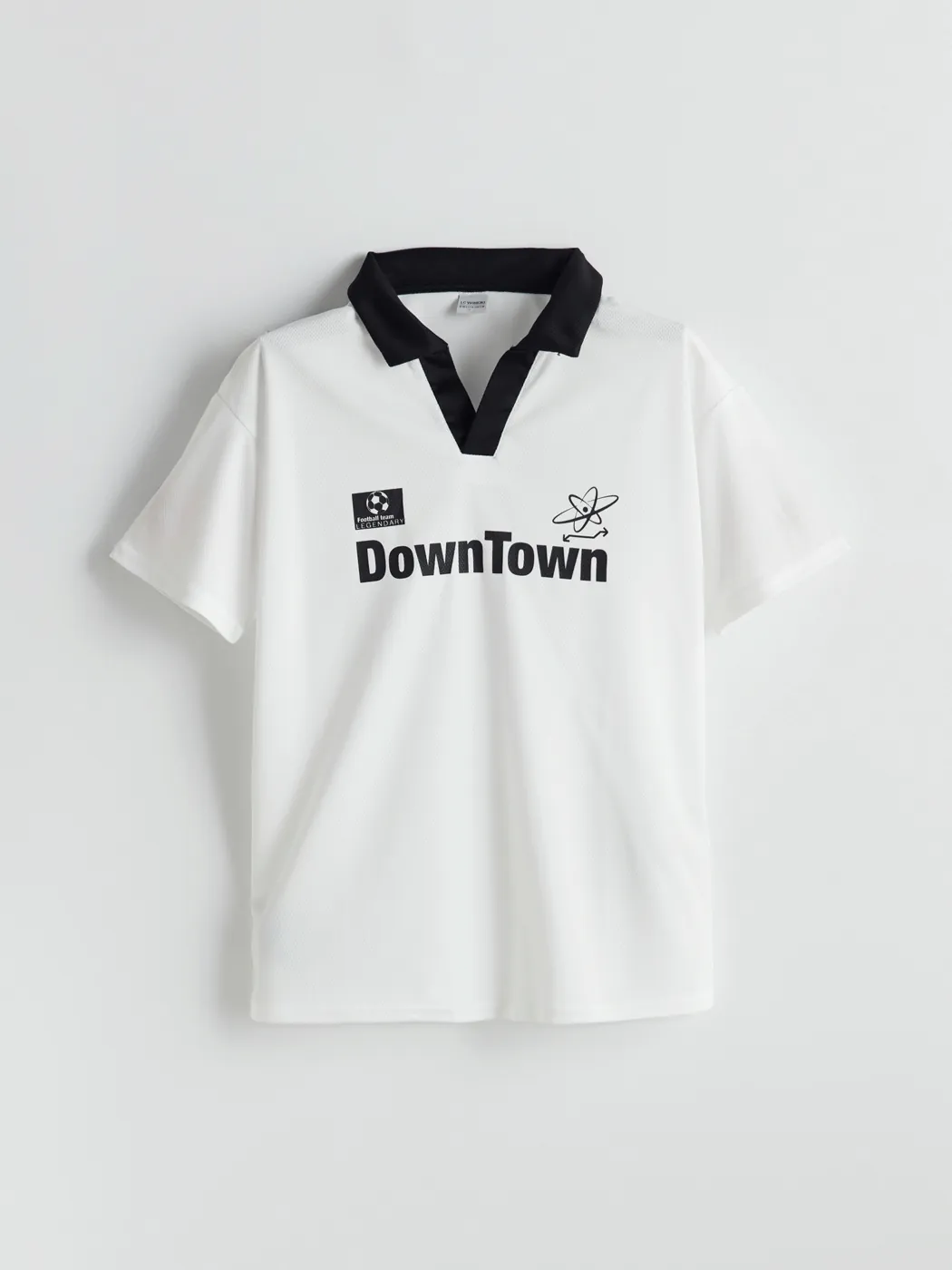 S5O288Z4-Q6K_1 LCW Kids White Polo Shirt Collar Boys' T-Shirt - Image 1