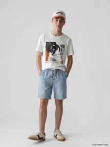 LCW Kids White Boys' Printed T-Shirt - Image 2