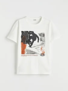 LCW Kids White Boys' Printed T-Shirt - Image 3