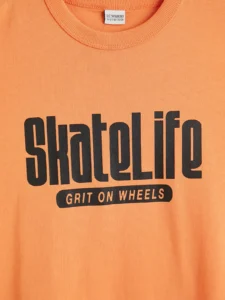 LCW Kids Orange Crew Neck Printed Boys' T-Shirt - Image 5