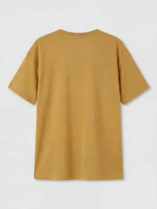 LCW Kids Yellow Crew Neck NYC Printed Boys' T-Shirt - Image 3