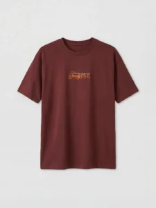 LCW Kids Burgundy Printed Boys' T-Shirt - Image 2