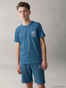 LCW Kids Ecru Crew Neck Boys' T-Shirt 2 Sets - Image 2