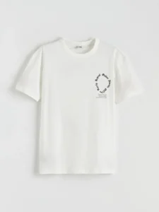 LCW Kids White Printed Boys' T-Shirt - Image 4