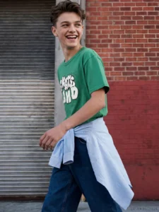 LCW Kids Green Printed Boys' T-Shirt - Image 2