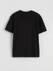 LCW Kids Black Printed Boys' T-Shirt - Image 3