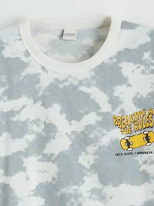 LCW Kids Gray Printed Boys' T-Shirt - Image 3
