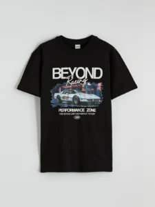 LCW Kids Black Boys' Printed T-Shirt - Image 2