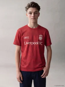 LCW Kids Red Liverpool Printed Boys' T-Shirt