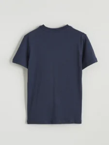 LC WAIKIKI Navy Blue Printed Boys' T-Shirt - Image 3