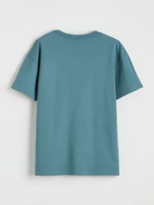 LCW Kids Green Text Printed Boys' T-Shirt - Image 2