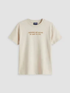LC WAIKIKI Brown Printed Boys' T-Shirt - Image 3