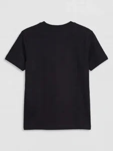 LC WAIKIKI Black Crew Neck Printed Boys' T-Shirt - Image 2