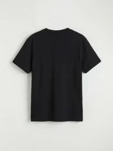 LC WAIKIKI Black Crew Neck Printed Boys' T-Shirt - Image 2