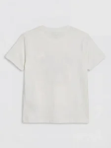 LC WAIKIKI Ecru Crew Neck Printed Boys' T-Shirt - Image 2