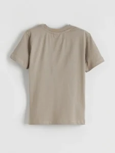 LC WAIKIKI Beige Crew Neck Printed Boys' T-Shirt - Image 2