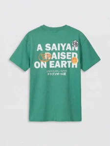LCW Kids Green Crew Neck Dragon Ball Printed Boys' T-Shirt - Image 5