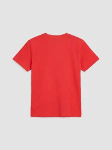LC WAIKIKI Red Crew Neck Printed Boys' T-Shirt - Image 3