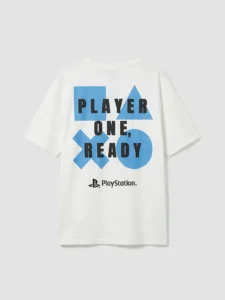 LCW Kids White PlayStation Printed Boys' T-Shirt - Image 4