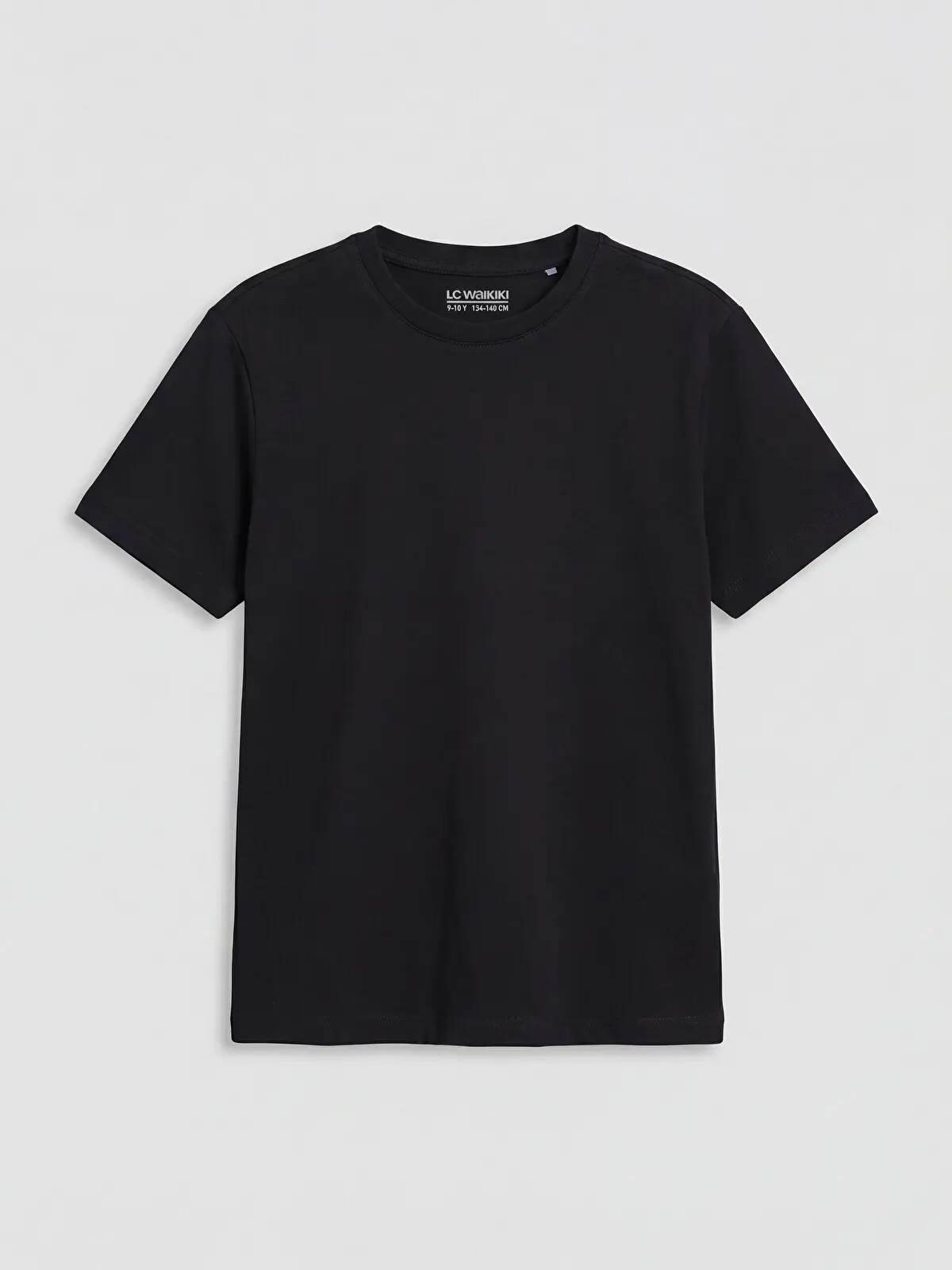S6E259Z4-CVL_1 LCW Vision Black Basic Boys' T-Shirt - Image 1