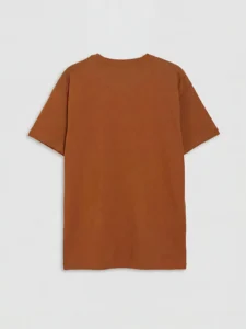 LCW Kids Brown Crew Neck Short Sleeve Boys' T-Shirt - Image 3