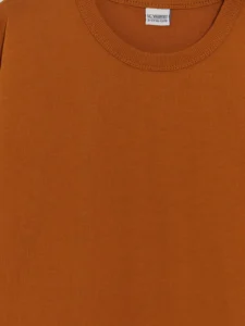 LCW Kids Brown Crew Neck Short Sleeve Boys' T-Shirt - Image 4