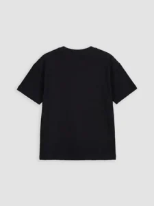 LC WAIKIKI Black Crew Neck Printed Boys' T-Shirt - Image 2