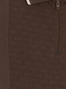 LCW Kids Brown Polo Shirt Collar textured Boys' T-Shirt - Image 5