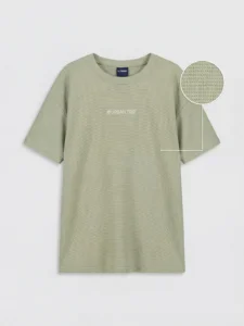 LCW Kids Gray Crew Neck Embroidered Boys' T-Shirt - Image 2