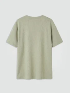 LCW Kids Gray Crew Neck Embroidered Boys' T-Shirt - Image 3