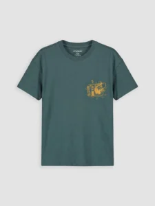 LC WAIKIKI Green Printed Boys' T-Shirt