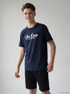 LCW Kids Green Crew Neck Printed Boys' T-Shirt - Image 4