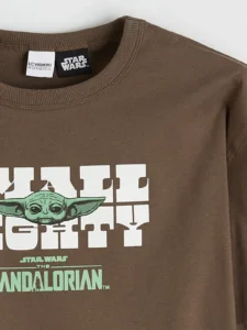 LCW Kids Brown The Mandalorian Printed Boys' T-Shirt - Image 5