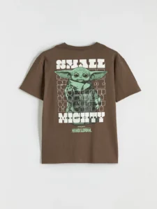 LCW Kids Brown The Mandalorian Printed Boys' T-Shirt - Image 6