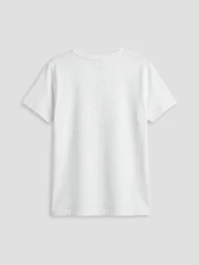LC WAIKIKI White Crew Neck Printed Boys' T-Shirt - Image 2