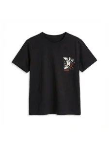 LC WAIKIKI Black Printed Boys' T-Shirt