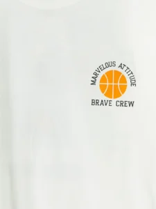 LCW Kids White Crew Neck Printed Boys' T-Shirt - Image 4