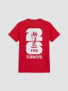 LCW Kids Red FIFA 2026 World Cup Printed Boys' T-Shirt - Image 5