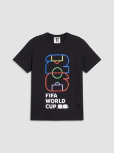 LCW Kids Black FIFA 2026 World Cup Printed Boys' T-Shirt - Image 2