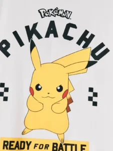 LCW Kids White Pikachu Printed Boys' T-Shirt - Image 7