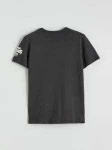 LCW Kids Anthracite Crew Neck Brawl Stars Printed Boys' T-Shirt - Image 4