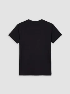 LC WAIKIKI Black Crew Neck Printed Boys' T-Shirt - Image 3