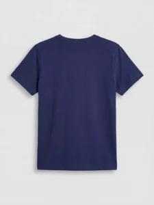 LC WAIKIKI Navy Blue Crew Neck Printed Boys' T-Shirt - Image 2
